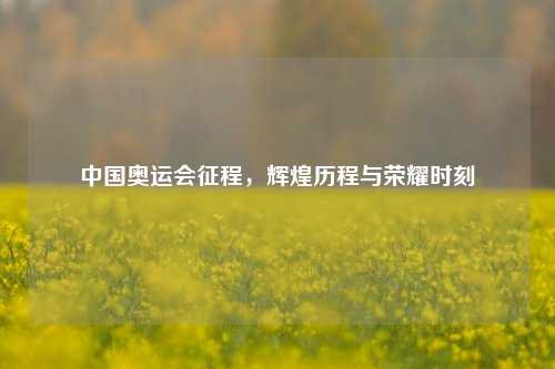 中国奥运会征程，辉煌历程与荣耀时刻